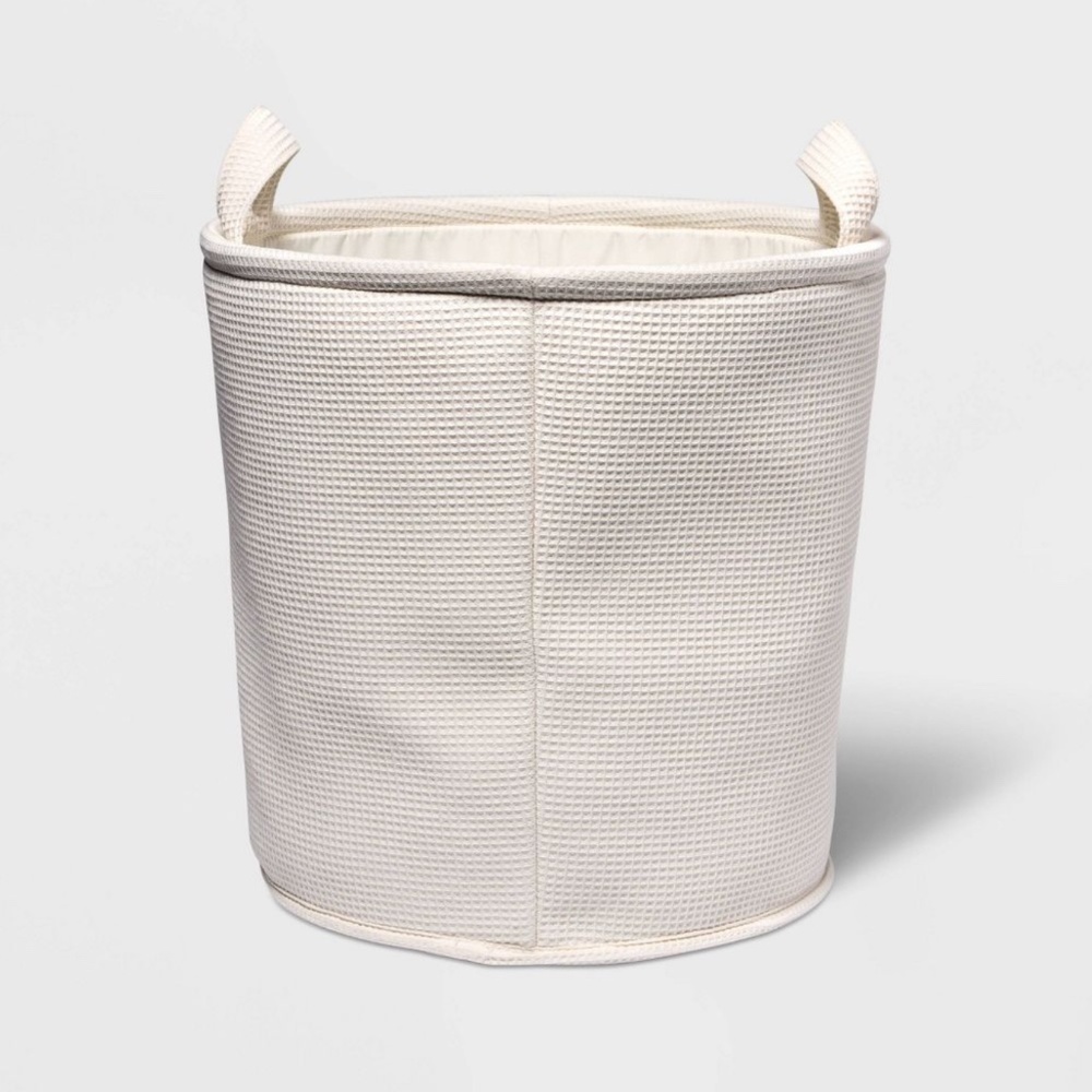 Extra Large Waffle Storage Basket Cream- Pillowfort